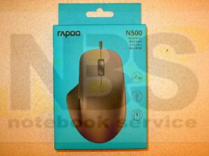 Rapoo N500 Black проводная оптическая мышь USB в картонной упаковке